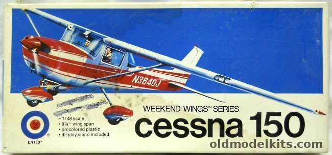 Entex 1/48 Cessna 150 or 150L Aerobat, 8515C plastic model kit